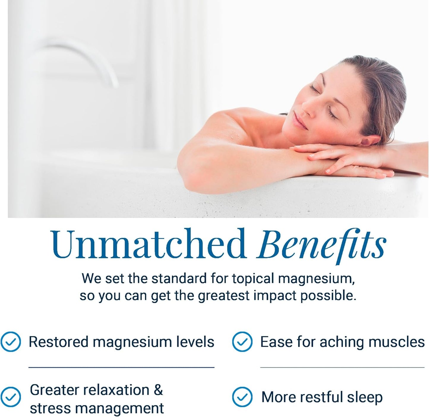 Magnesium Bath Flakes - Bathing Alternative to Epsom Salt - Soak in Natural Salts - High-Absorption Efficiency for Relaxation, Wellness & Muscle Relief (4 .4 Lb)