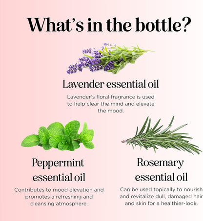 Clarify Headache Essential Oil Blend - Aromatherapy Blend Essential Oils for Diffusers for Home and Travel for Tension Headaches and Fogginess with Refreshing Peppermint Rosemary and Lavender Oils